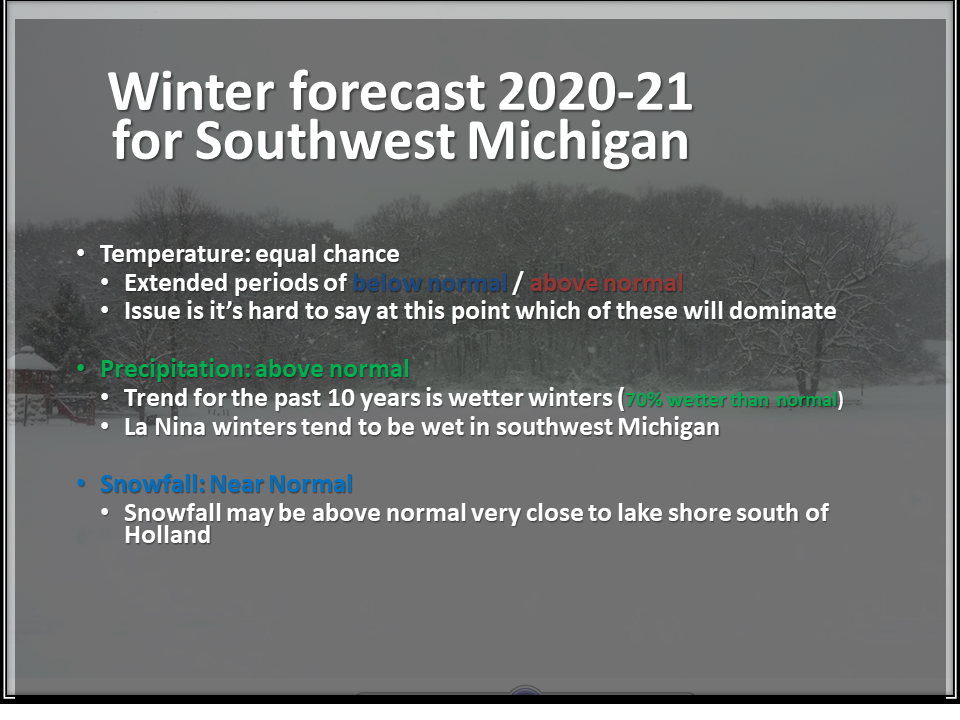 Michigan Winter Forecast 2025 Darcy Elsbeth